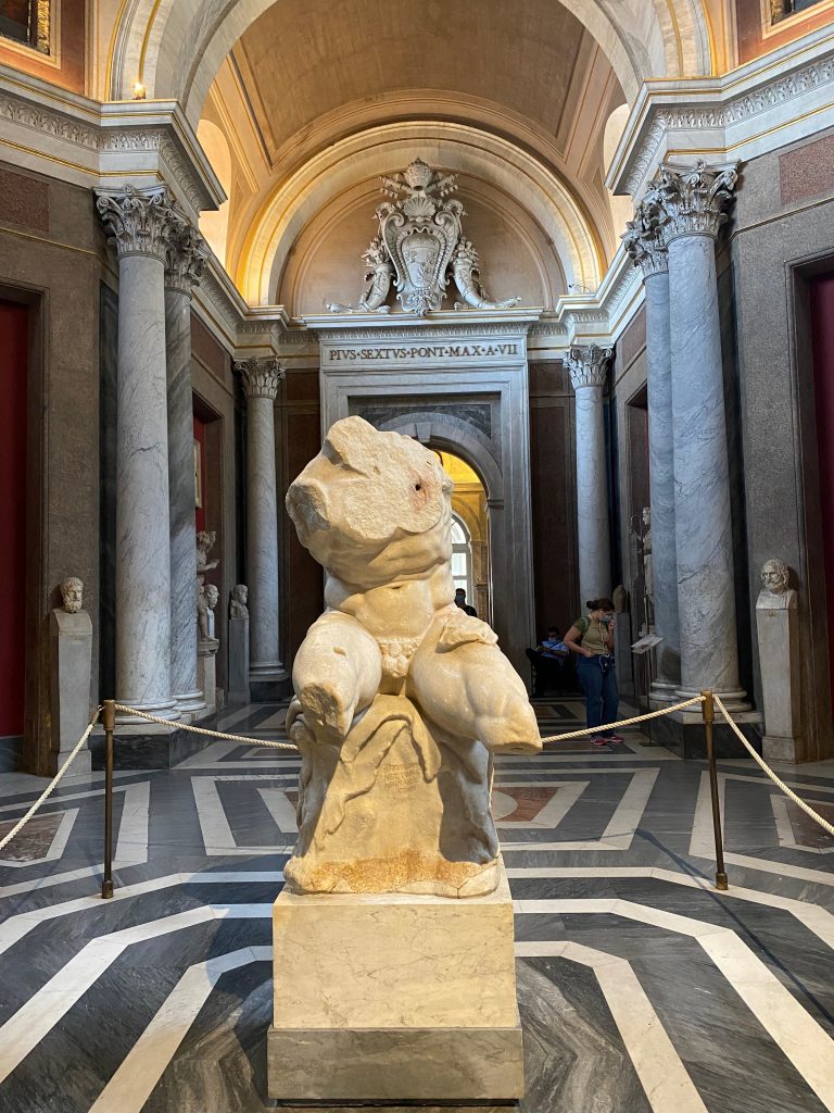 Escultura en el Museo del Vaticano